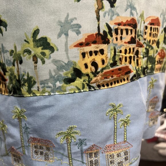 Weekend‎ Clothes Line Hawaiian Shirt L Princess Cruise 2pc Pants XL Beads - Picture 9 of 16